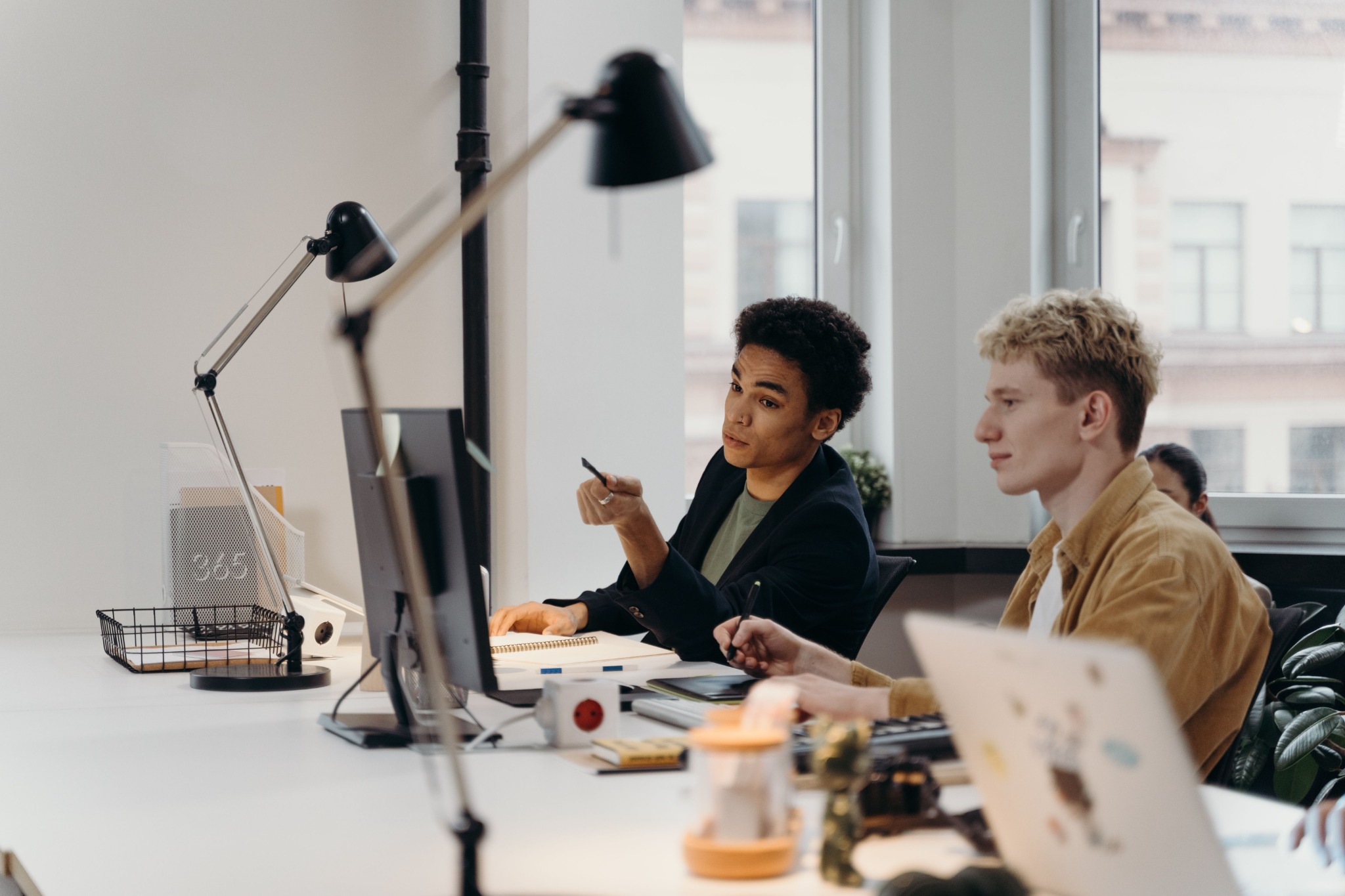 Professionals measuring campaign performance