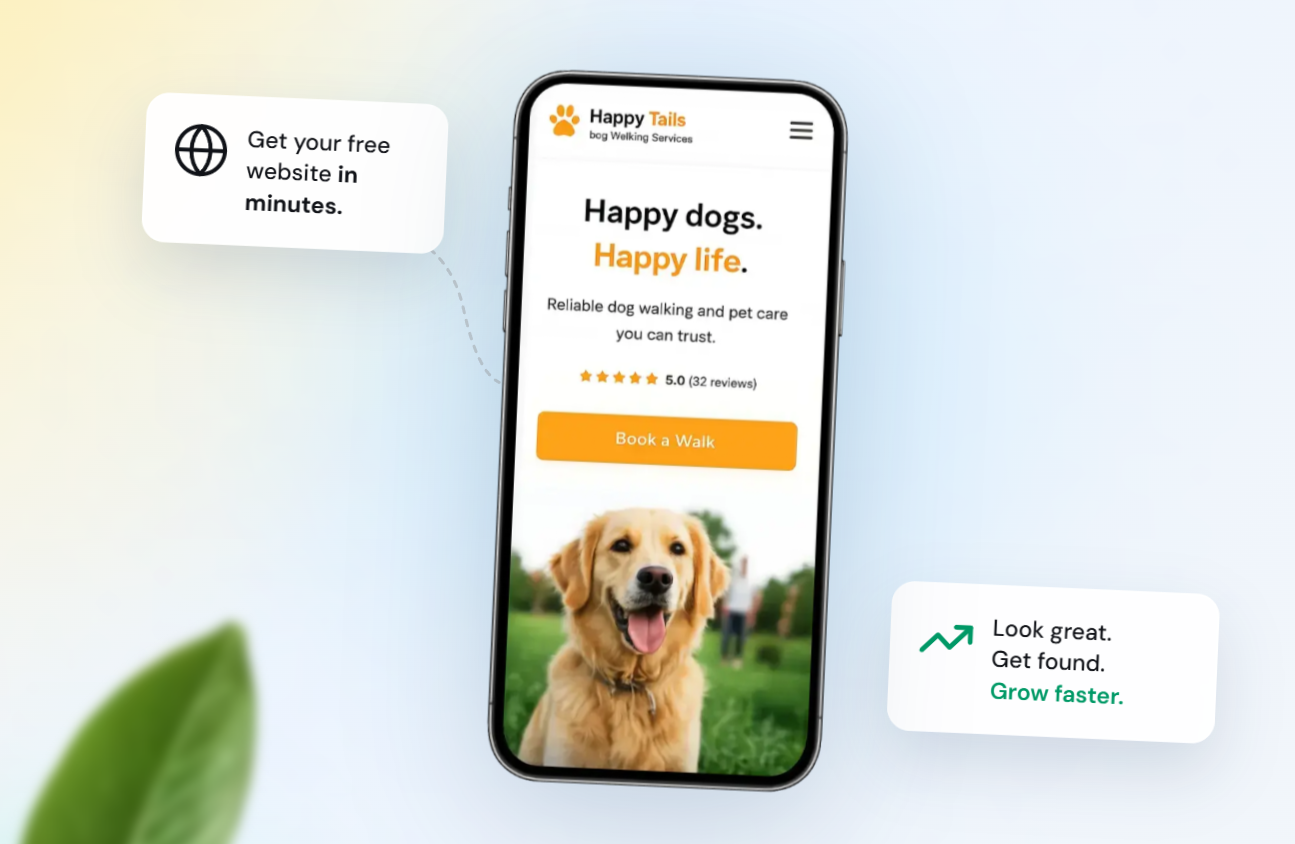 Maperr automatically builds a professional small business website using Google reviews and customer feedback